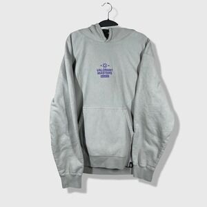 2024 Riot Games Valorant Masters Madrid Hoodie Mens XL Grey Esports Streetwear